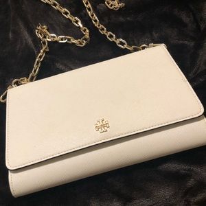 Off-white crossbody purse